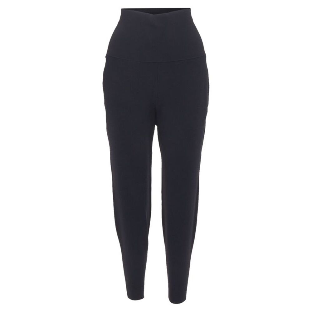STELLA MCCARTNEY 2014 black knit rayon blend high waisted harem pants IT34 XXS